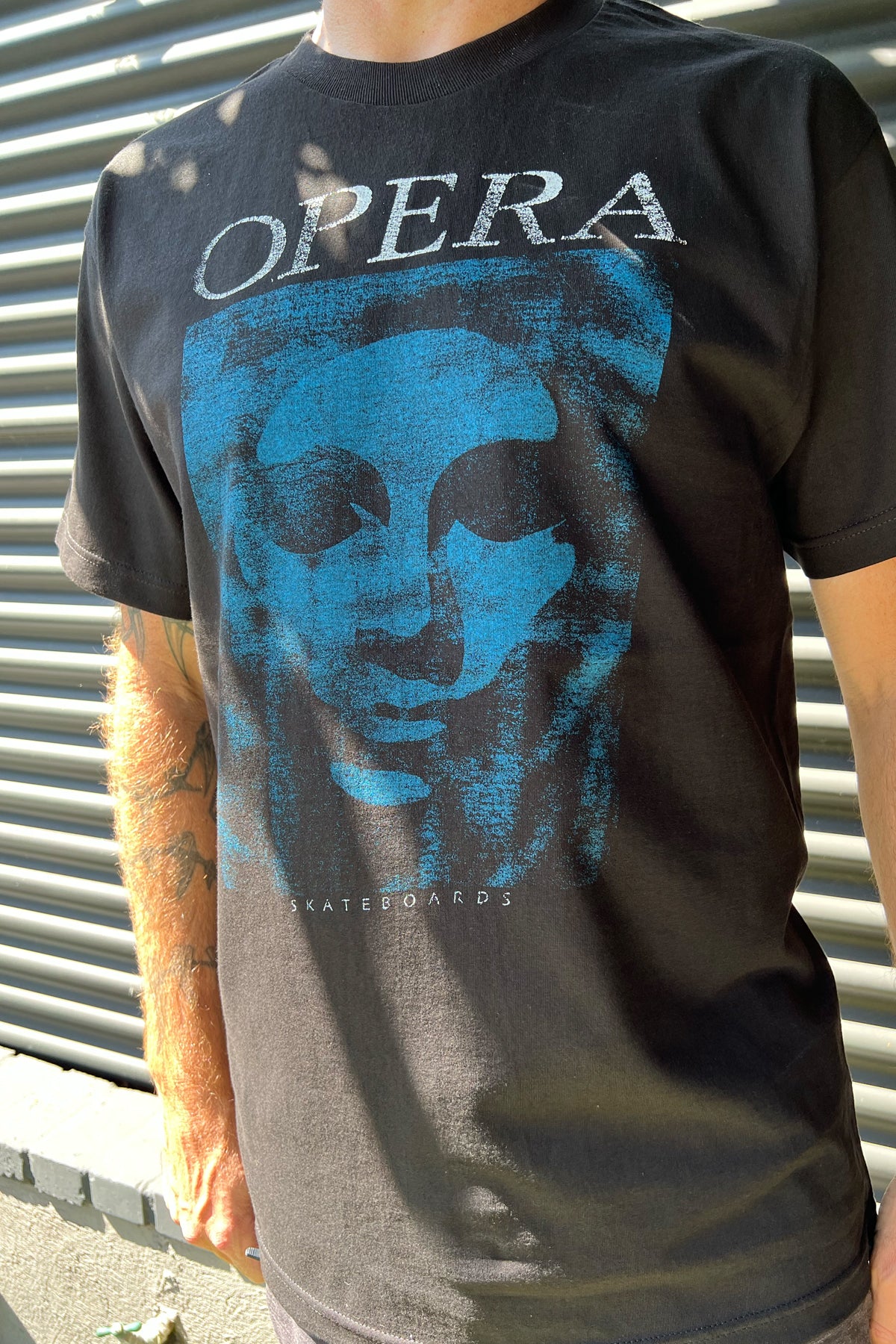 Mask Vintage Premium Tee - Black