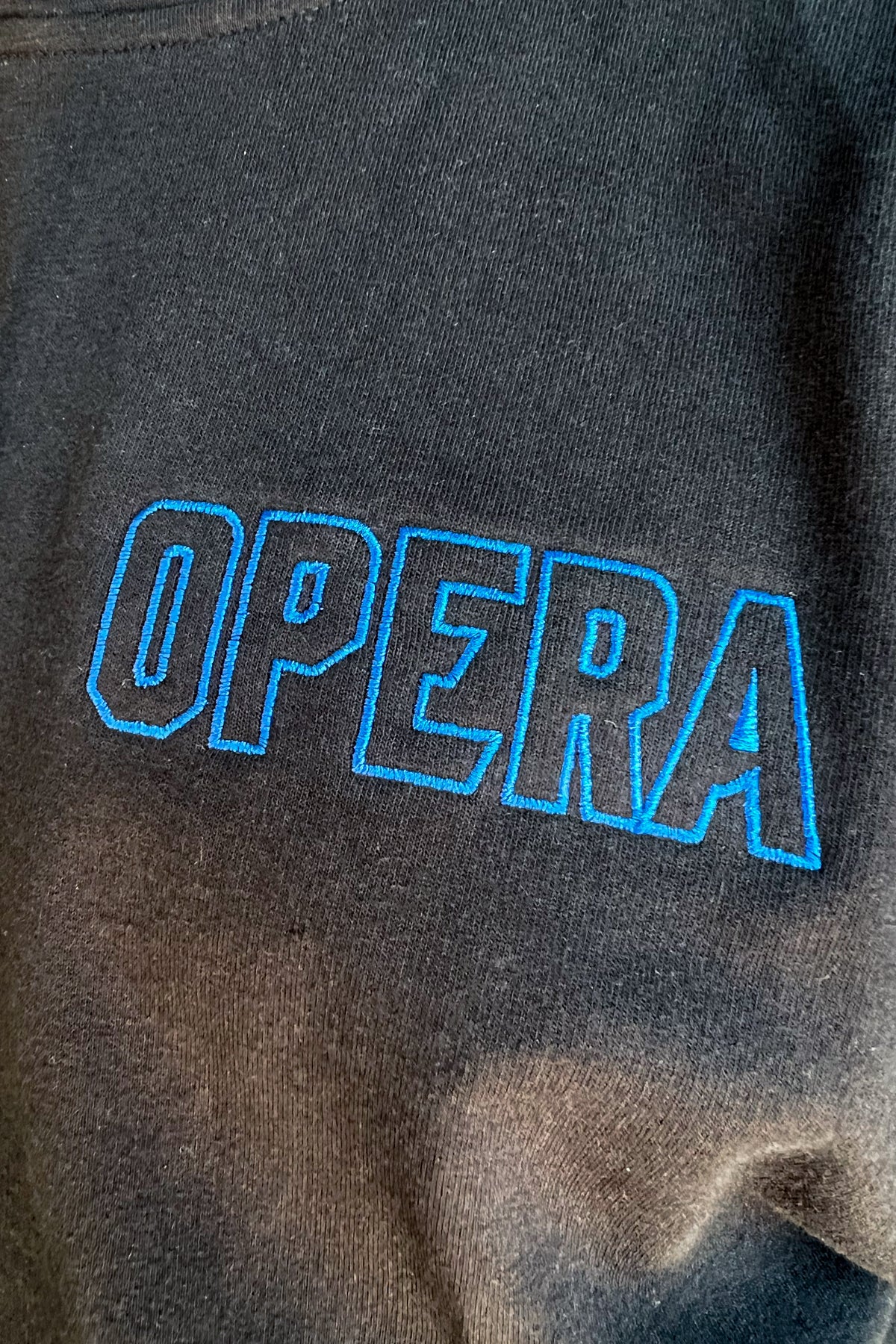 Outline Embroidered Hoody - Black