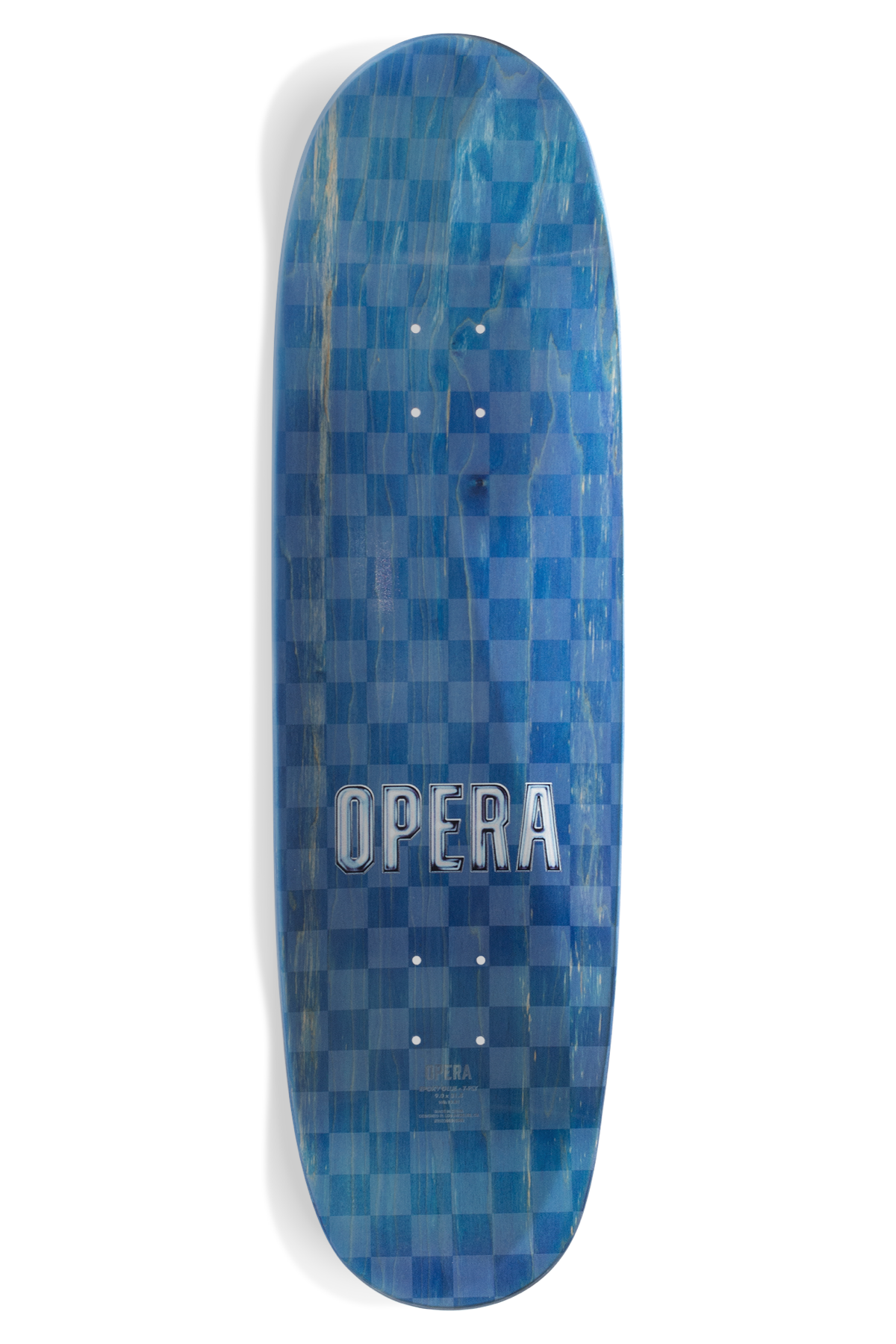 Opera Spectator EX7 Deck Black skateboard deck – back view