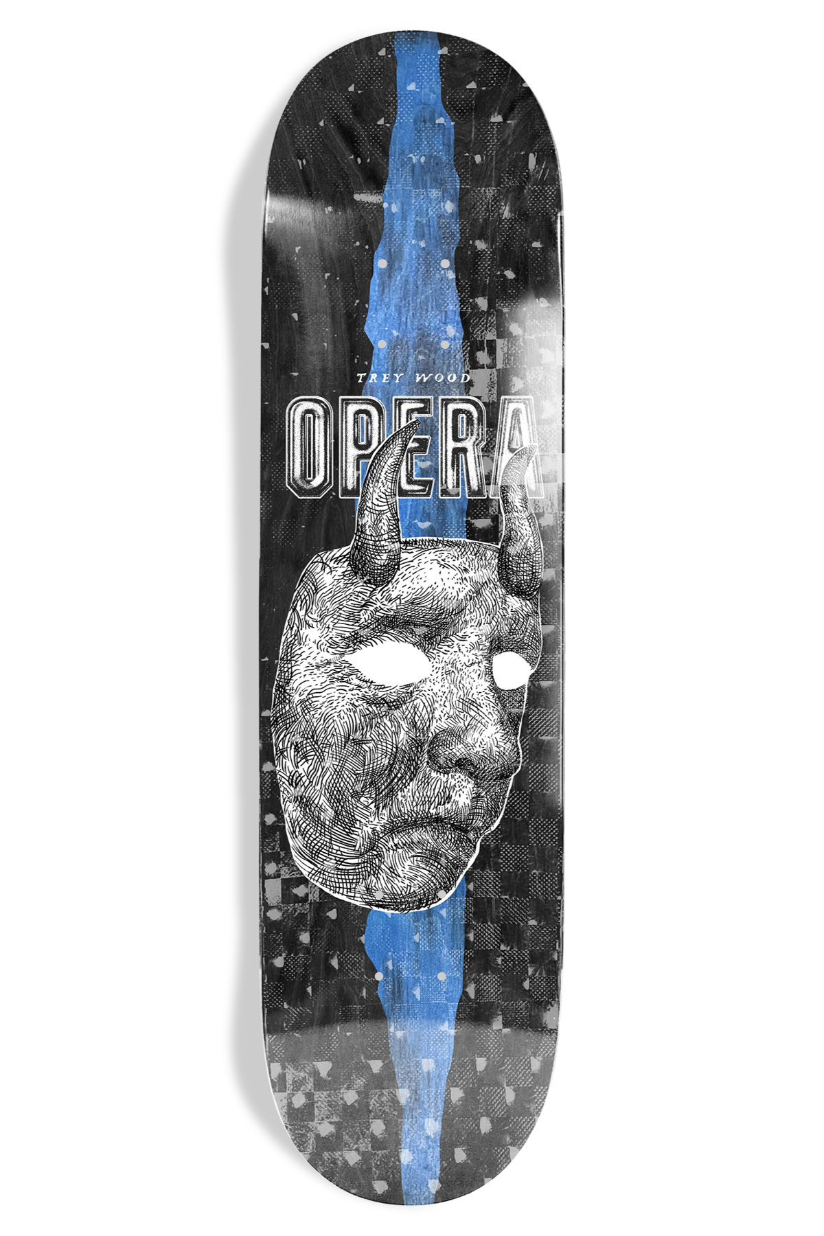 Trey Wood Horns EX7 Deck - 9 – Opera Skateboards
