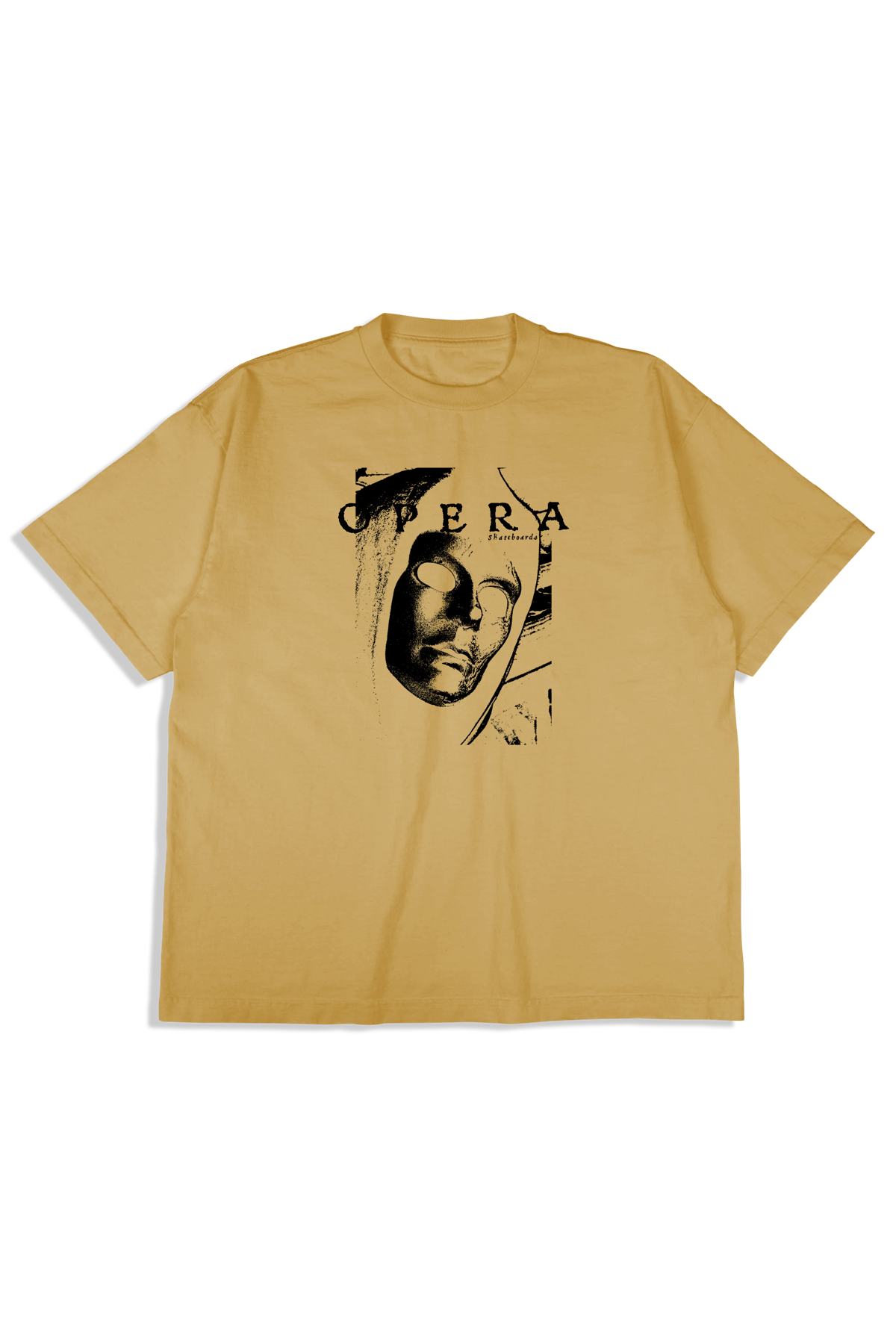 Opera Watching Garment Dye Premium S/S Tee Golden Glow short sleeve tee – front graphic