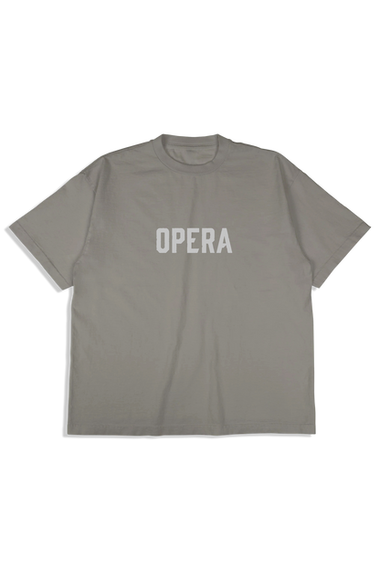 Opera Font S/S Premium Tee - Smoke