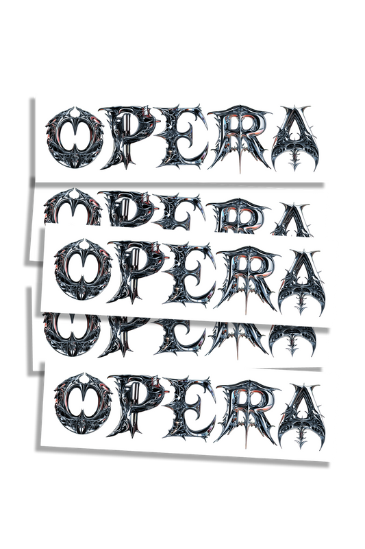 Neo Holographic Large Sticker 5 Pk