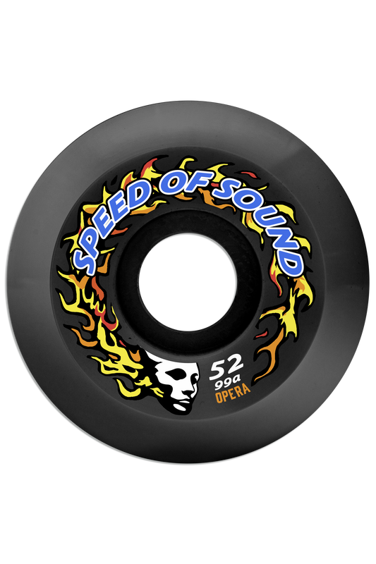SOS Fire Mask Hardline Conical Black 99a - 52mm