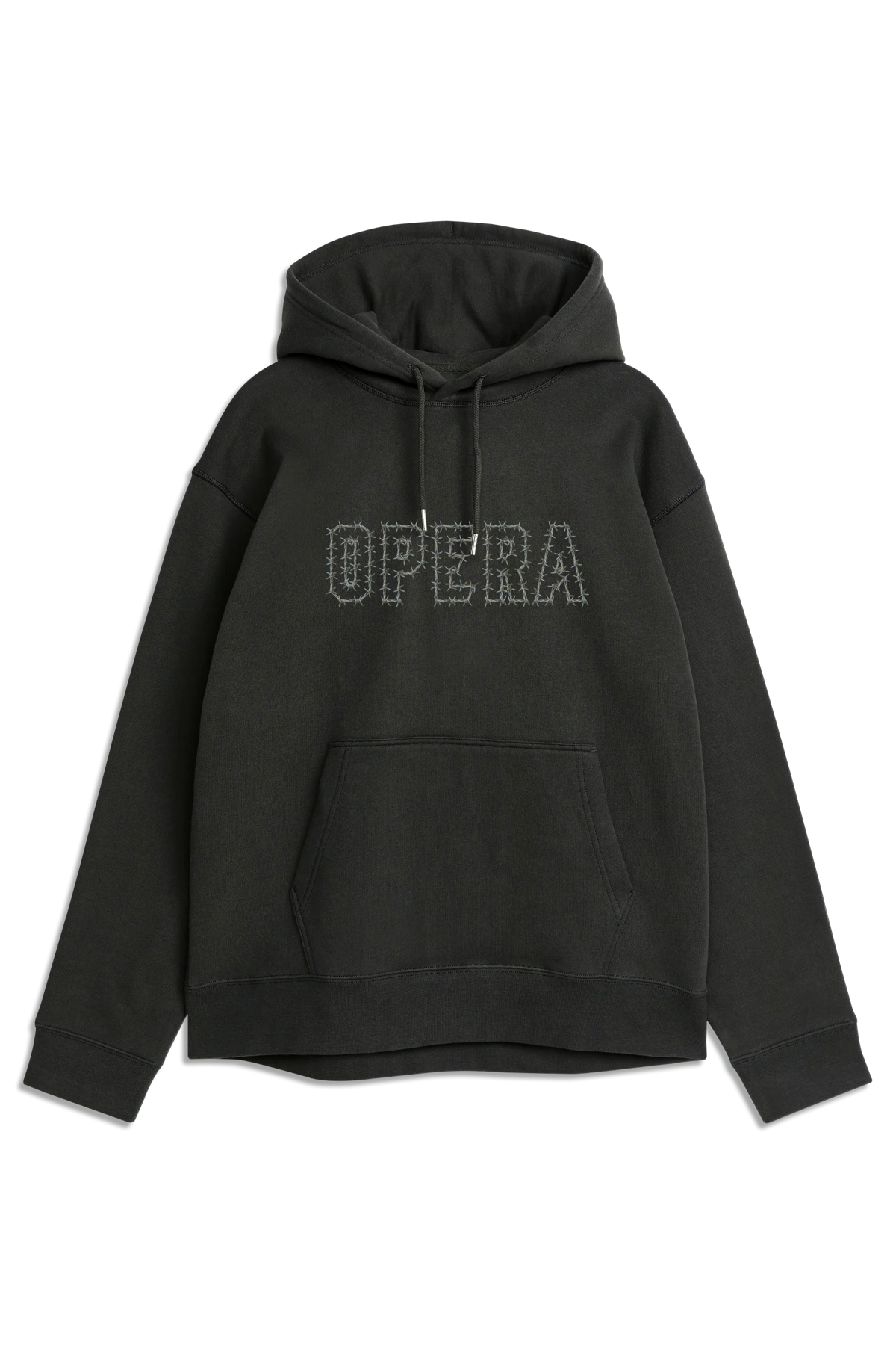 Wire Logo Heavyweight PO Hoody - Black