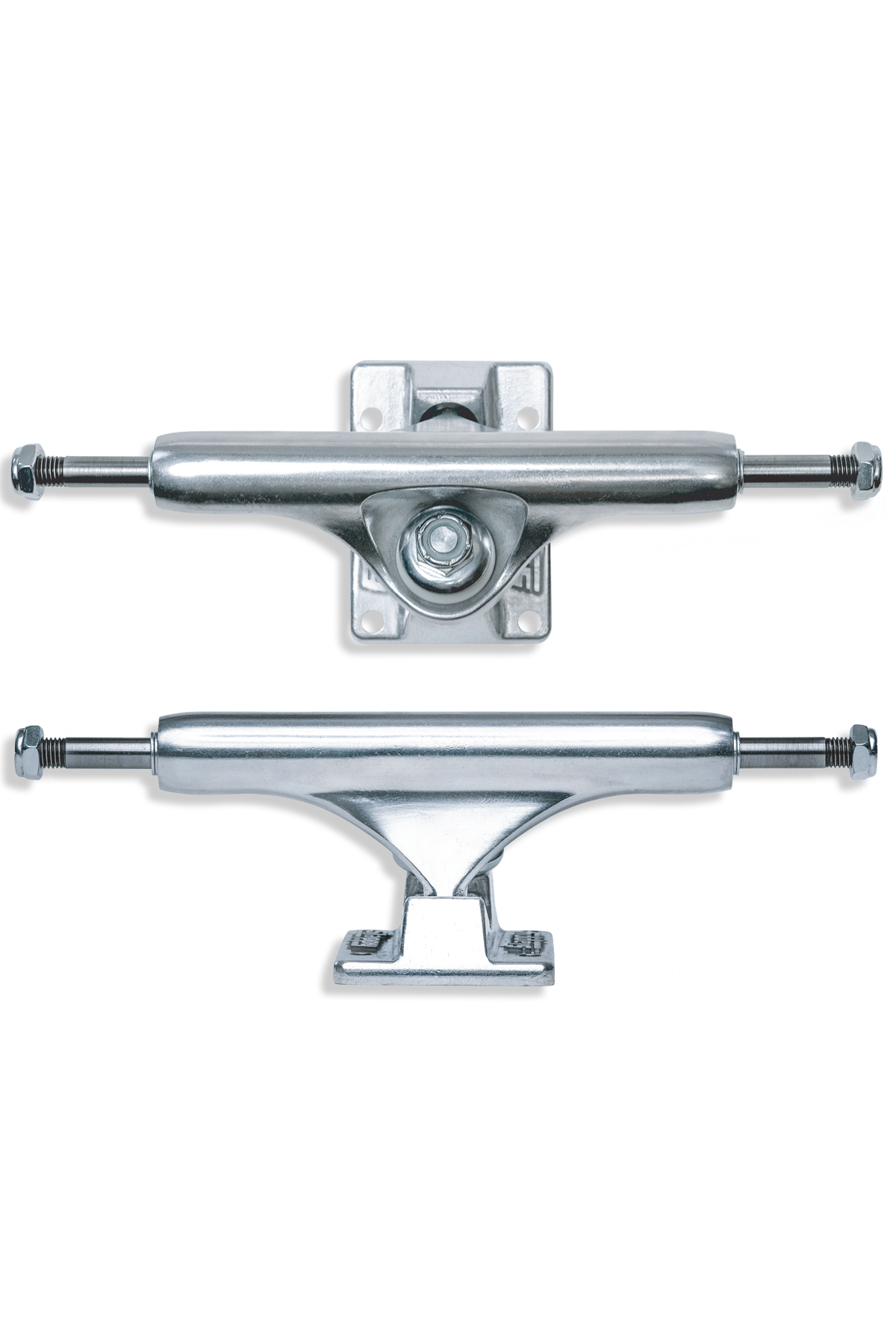 Slappy ST1 Classic Polished 8.25 skateboard trucks – front graphic