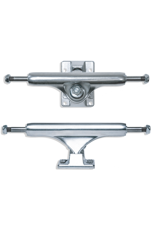 Slappy ST1 Classic Polished 9.5 skateboard trucks – front graphic