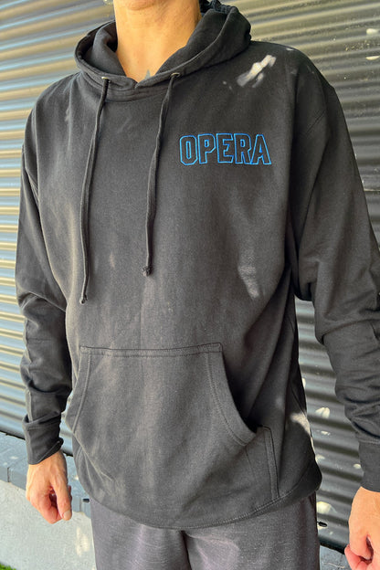 Outline Emb Po Hood - Black