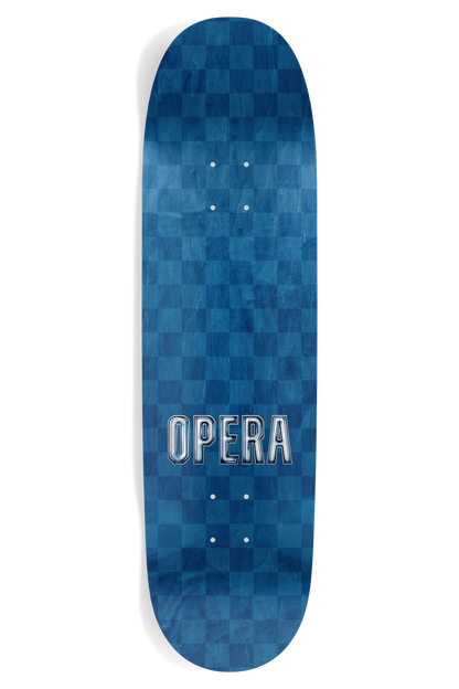 Opera Screen time EX7 Pop Slick Deck Black/Red skateboard deck – back view