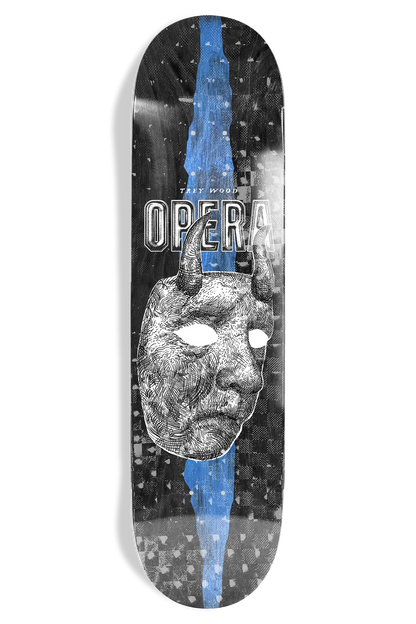 Trey Wood Horns EX7 Deck - 9 – Opera Skateboards