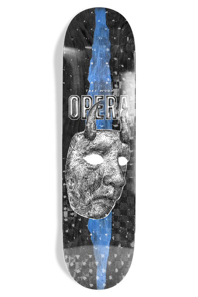 Trey Wood Horns EX7 Deck - 9 – Opera Skateboards