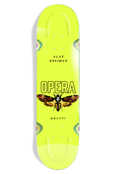 Opera | Clay Kreiner Moth EX7 Deck | 8.25 – Opera Skateboards