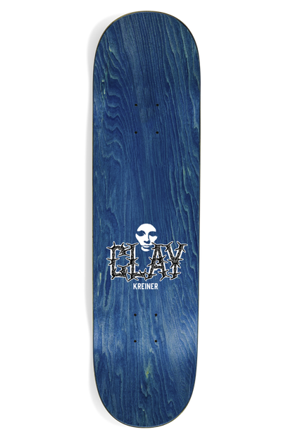 Opera Clay Kreiner Barb EX7 Deck Red Bleed skateboard deck – back view