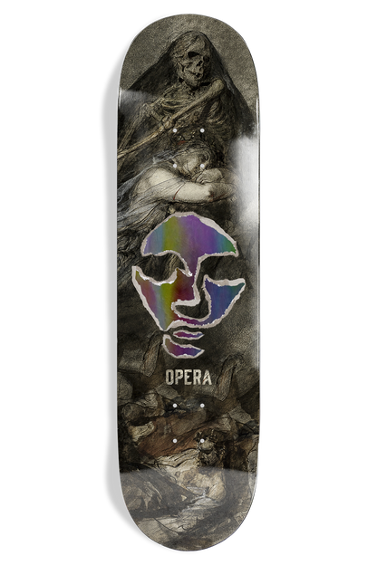 Opera Josh Douglas Ripped EX7 Deck Multi skateboard deck – front graphic