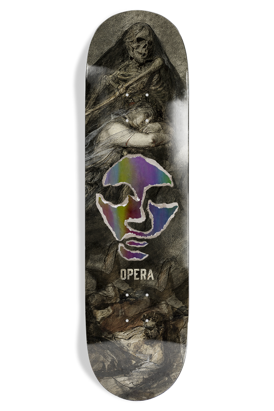 Opera Josh Douglas Ripped EX7 Deck Multi skateboard deck – front graphic
