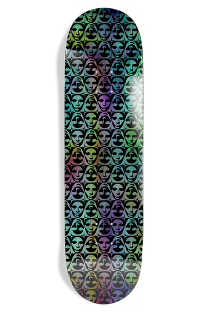 Opera Transition Symmetrical EX7 Deck Purple/Green skateboard deck – front graphic