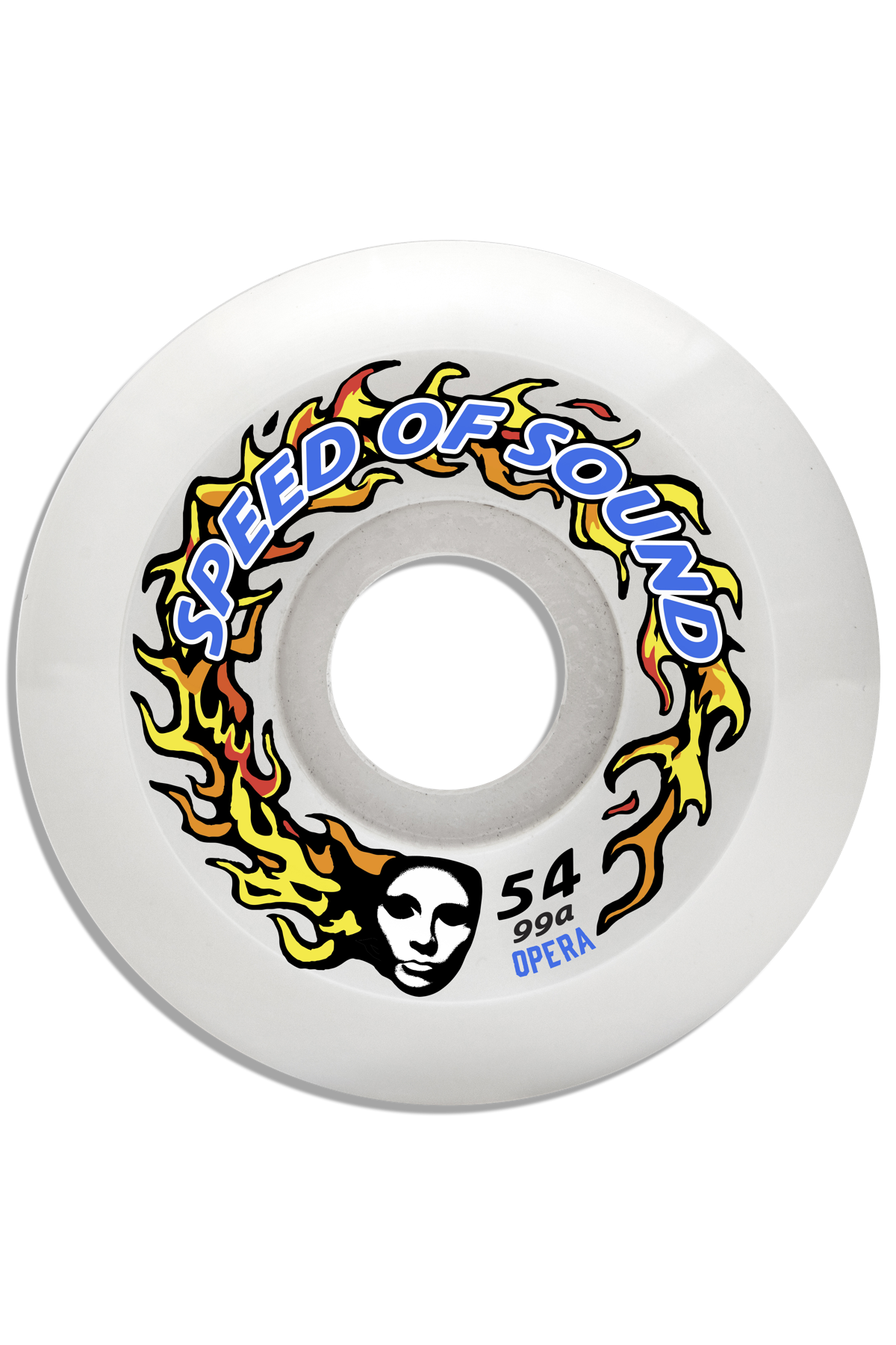 SOS Fire Mask Hardline Conical 99a - Candle White - 54mm