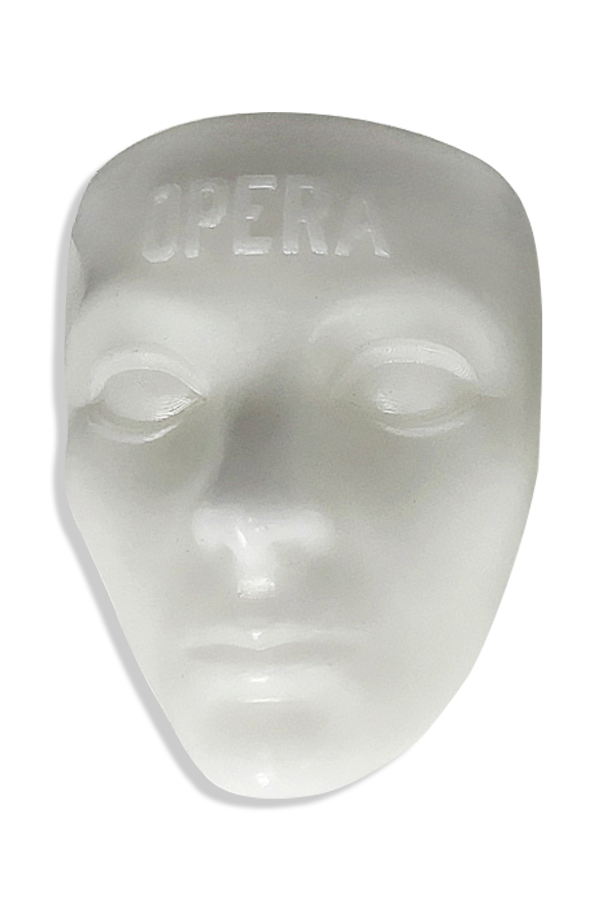 Opera Mask Wax White skate accessory – front graphic