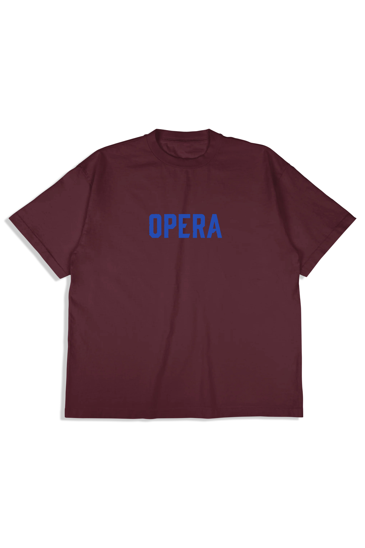 Opera Font S/S Premium Tee - Burgundy
