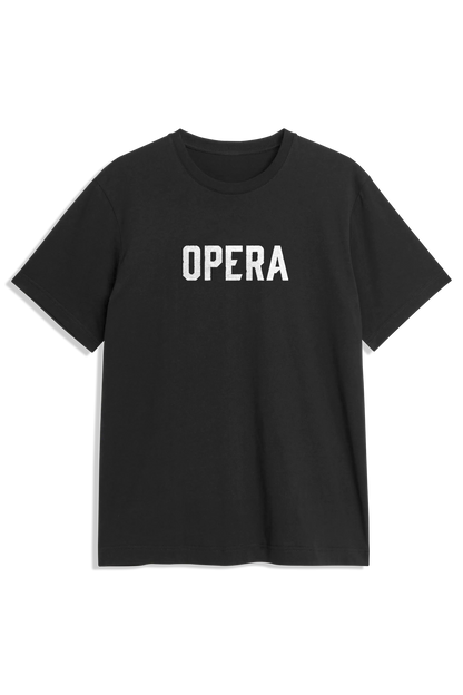 Opera Font S/S Tee - Black