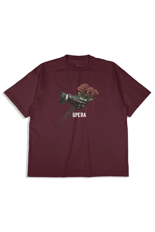 Grip Garment Dye Premium S/S Tee - Burgundy