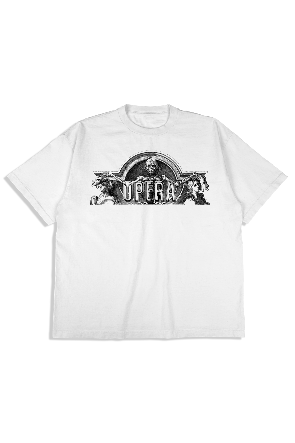 Opera Exposed Garment Dye Premium S/S Tee White short sleeve tee – front graphic
