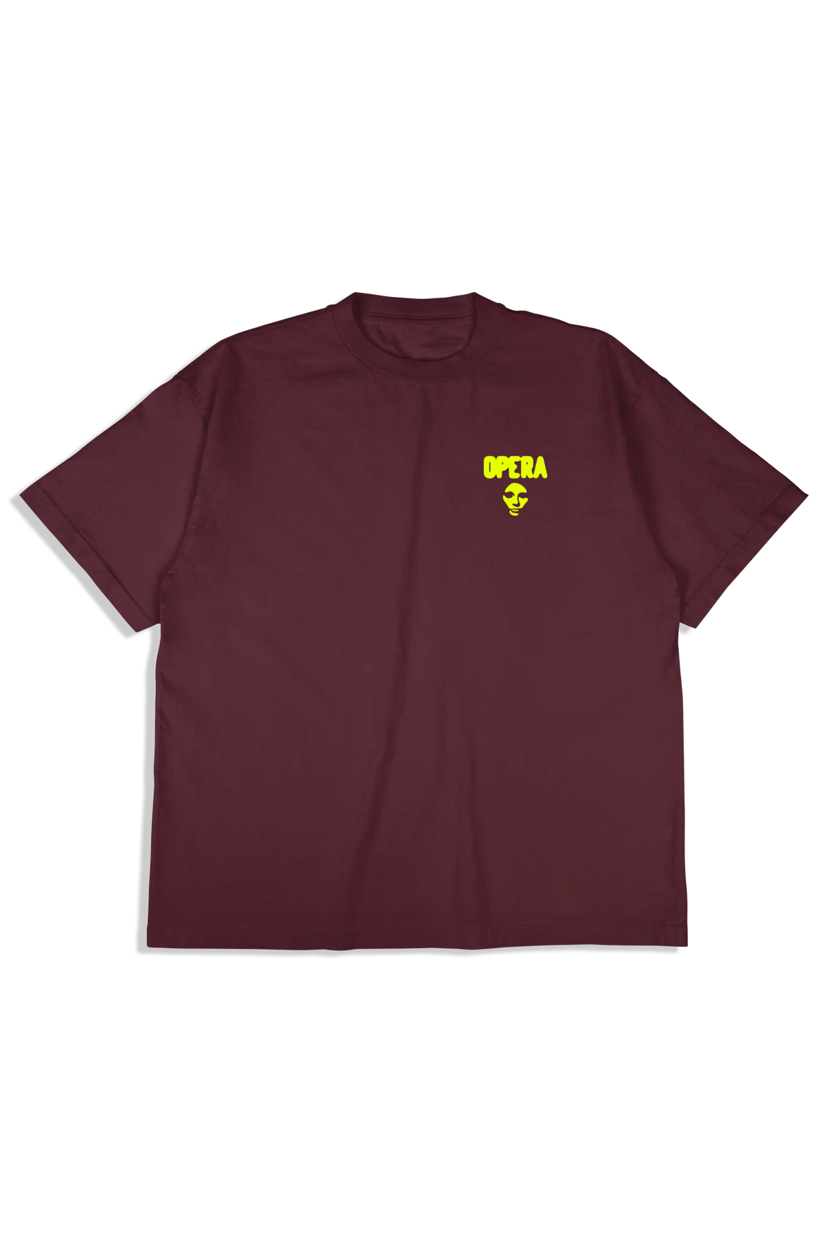 Pocket Bleed Garment Dye Premium S/S Tee - Burgundy