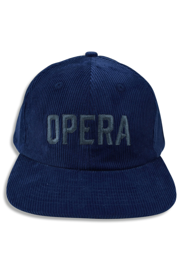 Opera Corduroy Hat - Navy
