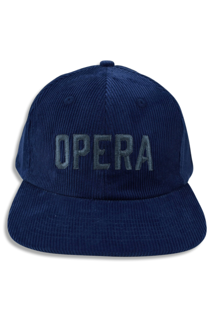 Opera Corduroy Hat - Navy