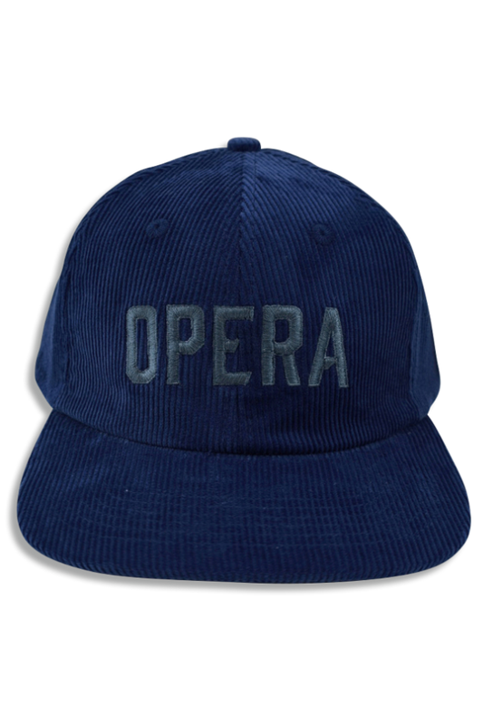Opera Corduroy Hat - Navy