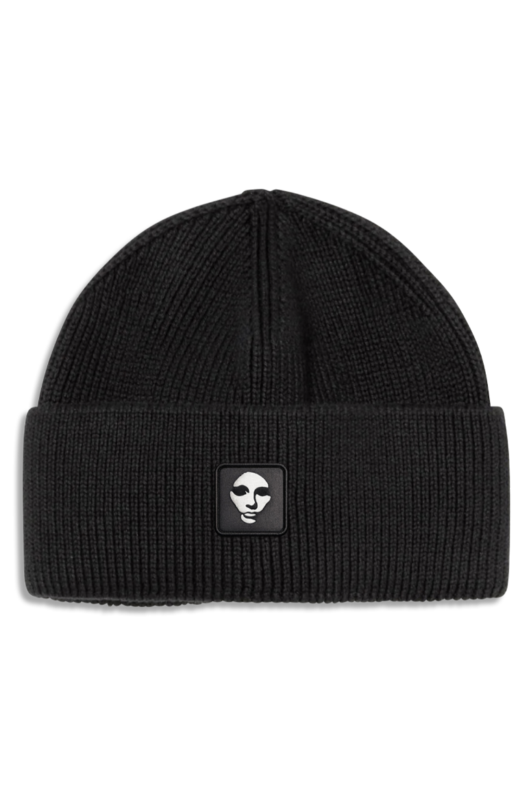 Patch Beanie - Black