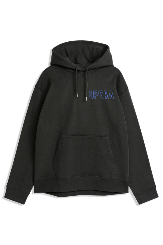 Outline Embroidered Hoody - Black