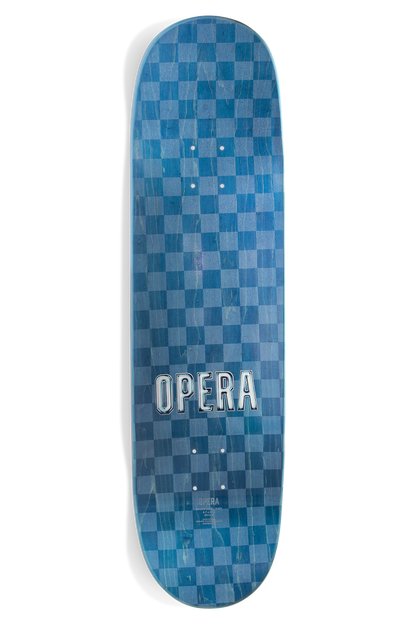 Opera Dye Mask Yellow/ Orange skateboard deck – back view